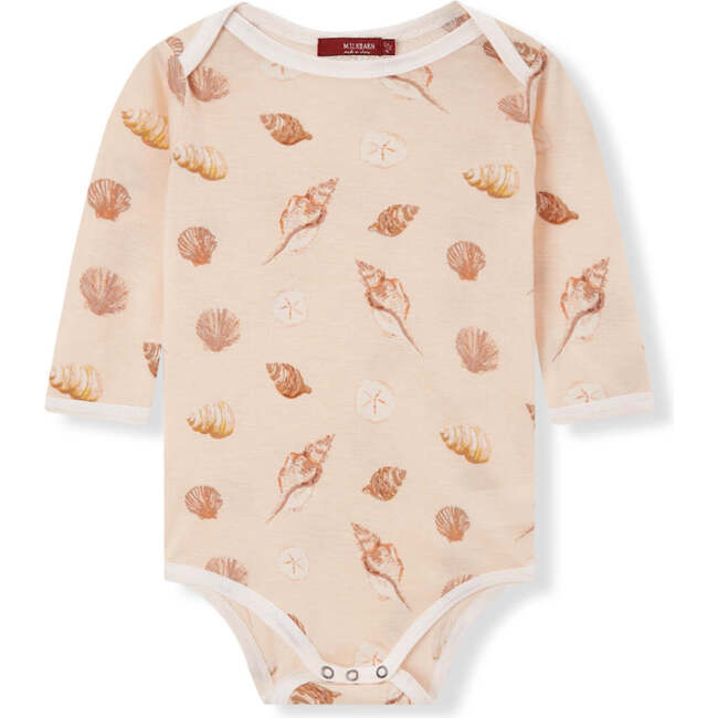 Seashells Bamboo Long Sleeve One Piece