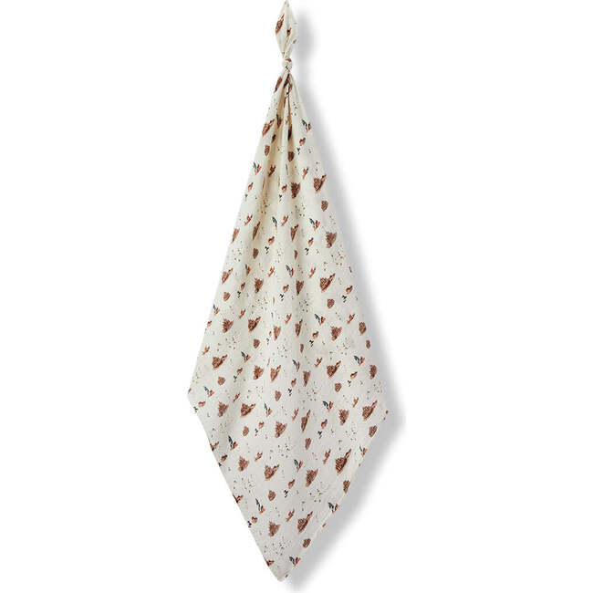 Sandcastle Organic Cotton Muslin Swaddle Blanket