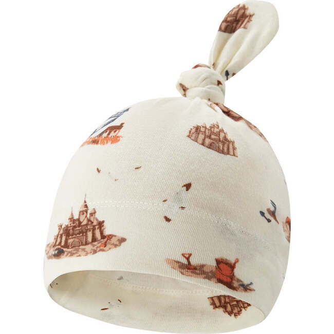 Sandcastle Organic Cotton Knotted Beanie Hat