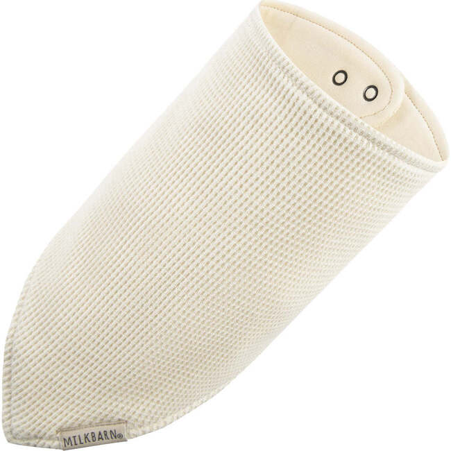 Vanilla Waffle Kerchief Bib