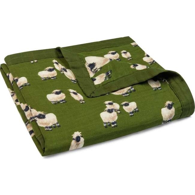 Valais Sheep Big Lovey Three-Layer Muslin Blanket