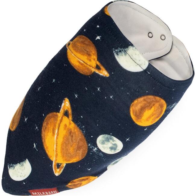 Planets Bamboo Three-Layer Kerchief Bib
