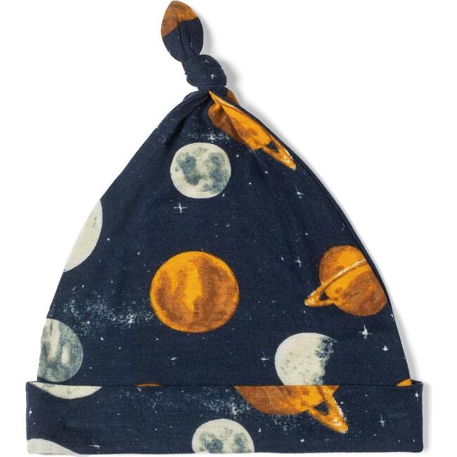 Planets Bamboo Knotted Beanie Hat