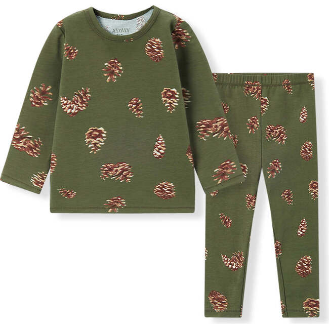 Pinecone Cotton Stretch Two Piece Pajama Set