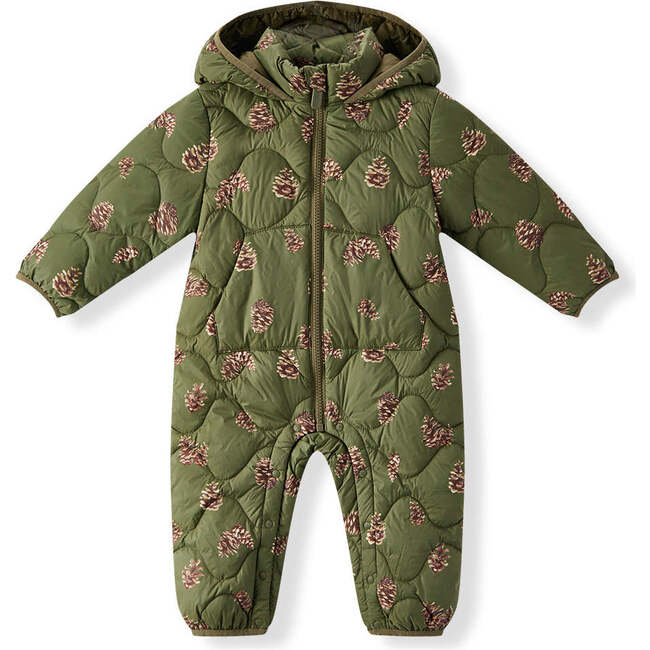 Pinecone Lightweight Down Hooded Jumpsuit