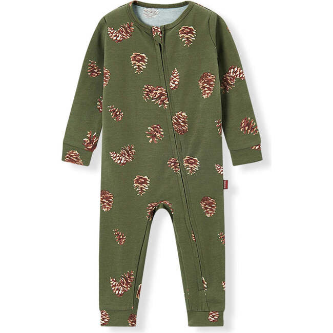 Pinecone Cotton Stretch Zipper Pajama