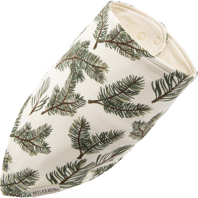 Pine Brushed Kerchief Bib