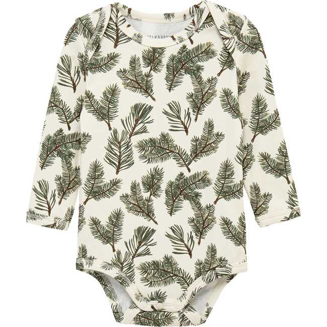 Pine Brushed Long Sleeve One Piece