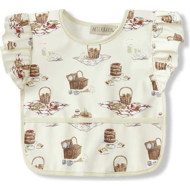 Picnic Ruffle Pocket Bib