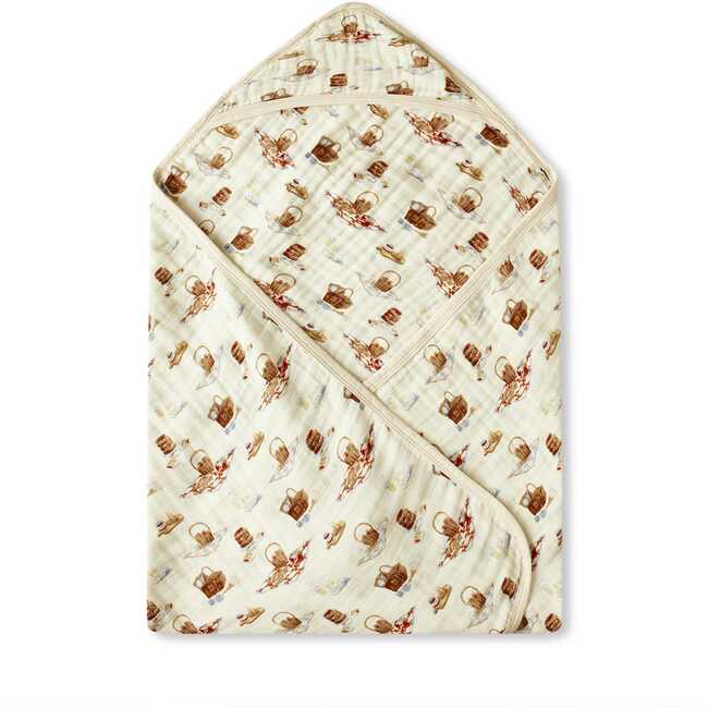 Picnic Organic Hooded Swaddle Blanket