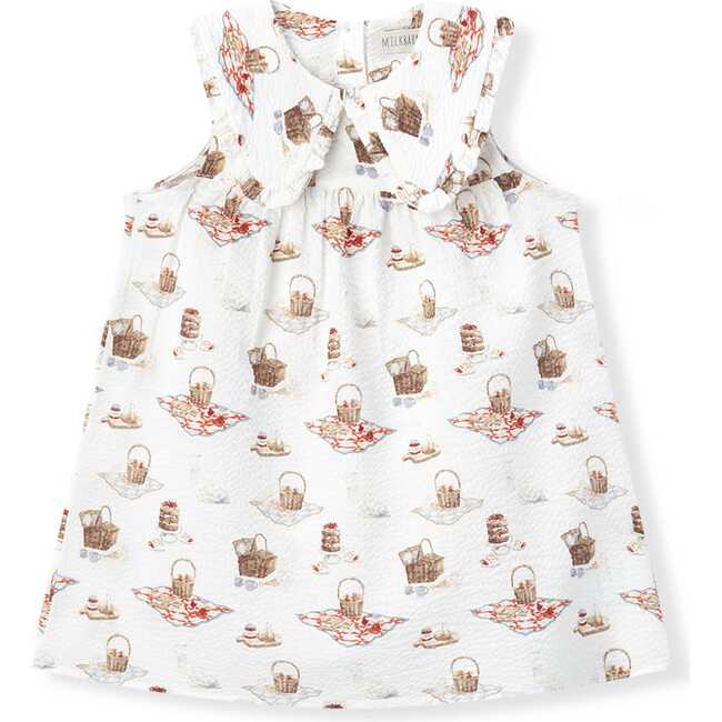 Picnic Ruffle Collar Dress