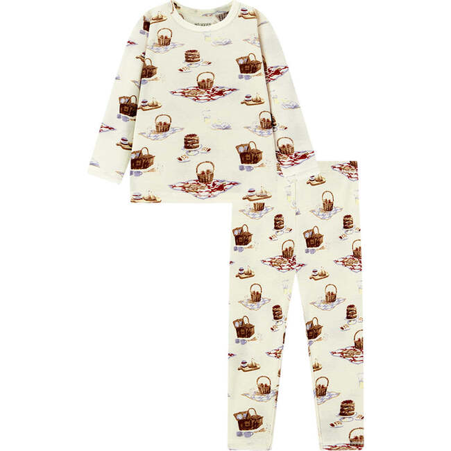 Picnic Organic Cotton Long Sleeve Two Piece Pajama Set