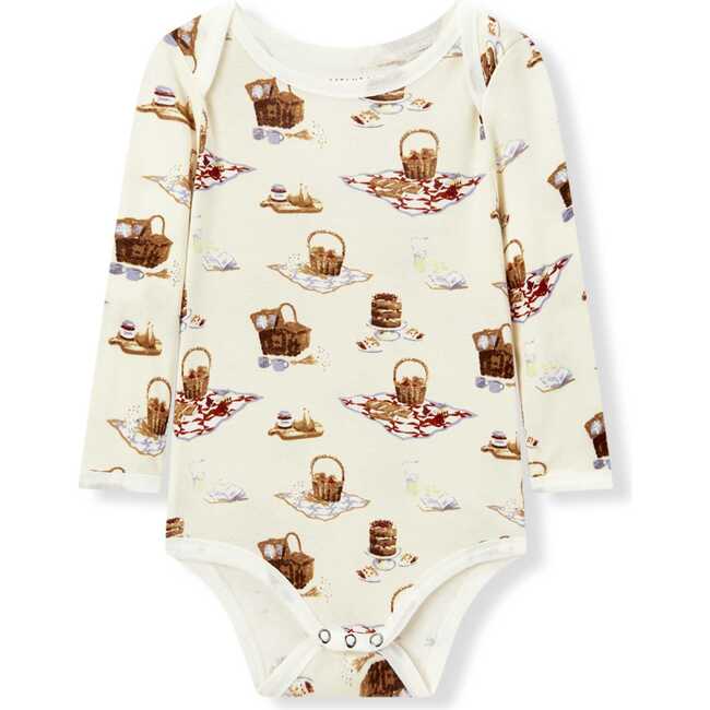 Picnic Organic Cotton Long Sleeve One Piece