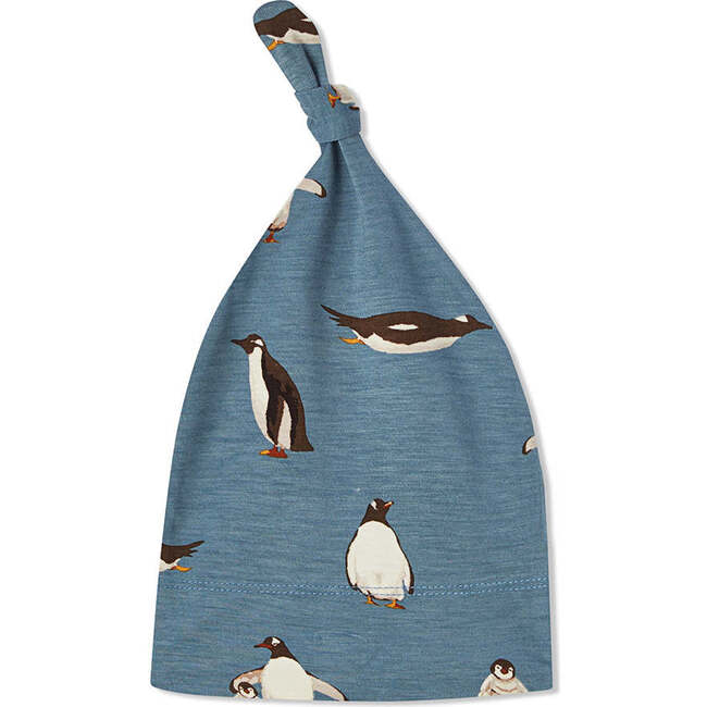 Penguin Luxe Stretch Knotted Beanie Hat