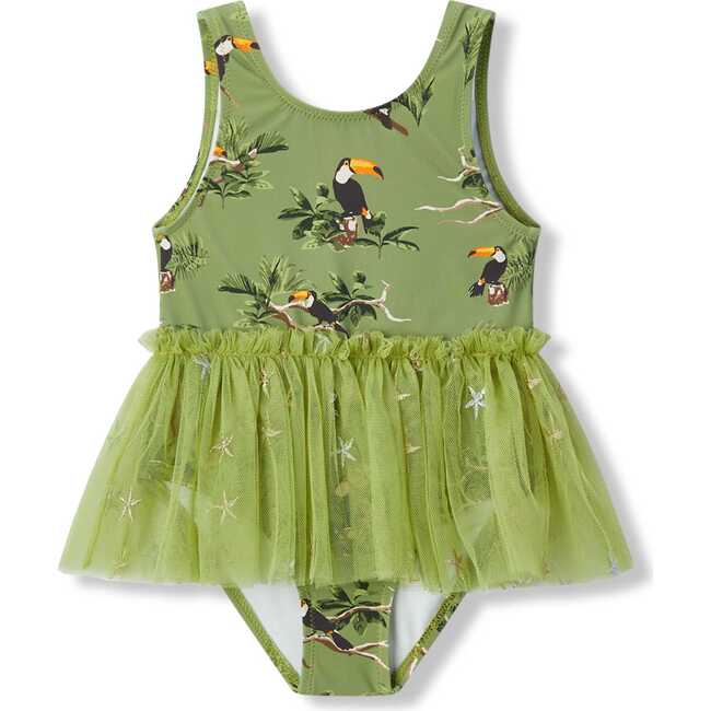 Toucan Ballet Skirt Swimsuit
