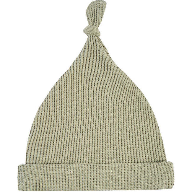 Tea Waffle Knotted Beanie Hat