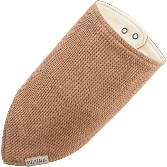 Tawny Rose Waffle Kerchief Bib