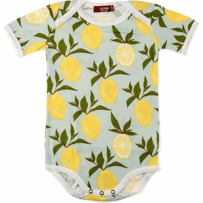 Lemon Organic Cotton Short Sleeve One Piece