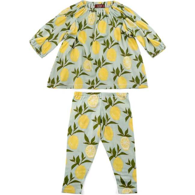 Lemon Organic Cotton Dress & Legging Set