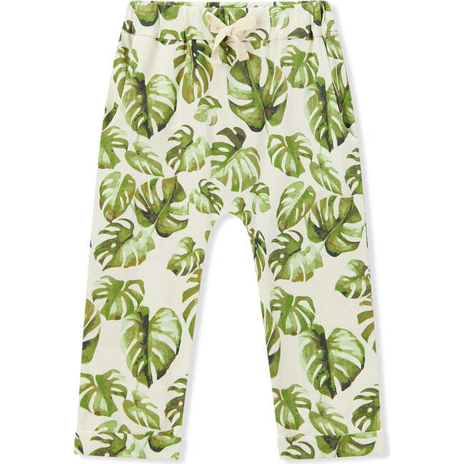 Island Leaf Cotton Stretch Jogger Pants