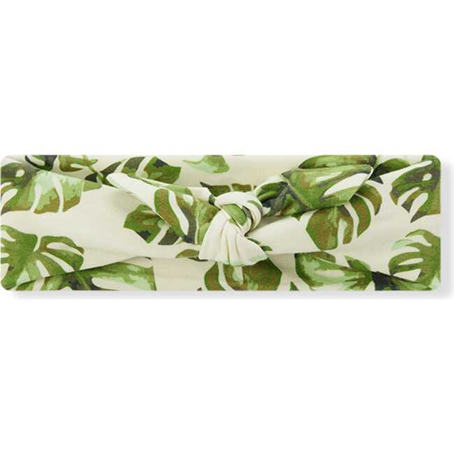 Island Leaf Cotton Stretch Knotted Headband