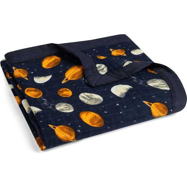 Planets Big Lovey Three-Layer Muslin Blanket