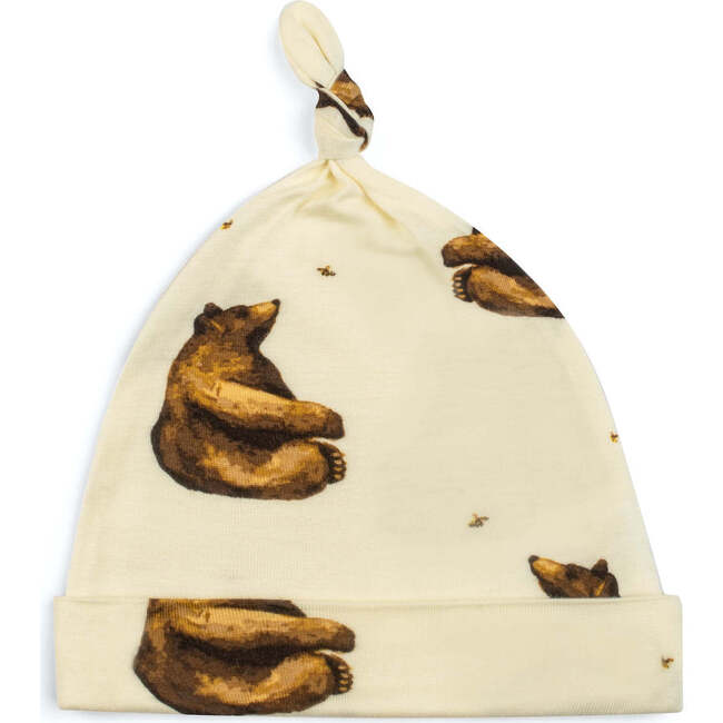 Honey Bear Bamboo Knotted Beanie Hat