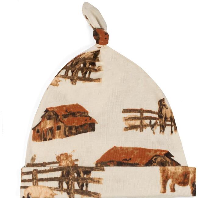 Homestead Organic Cotton Knotted Beanie Hat