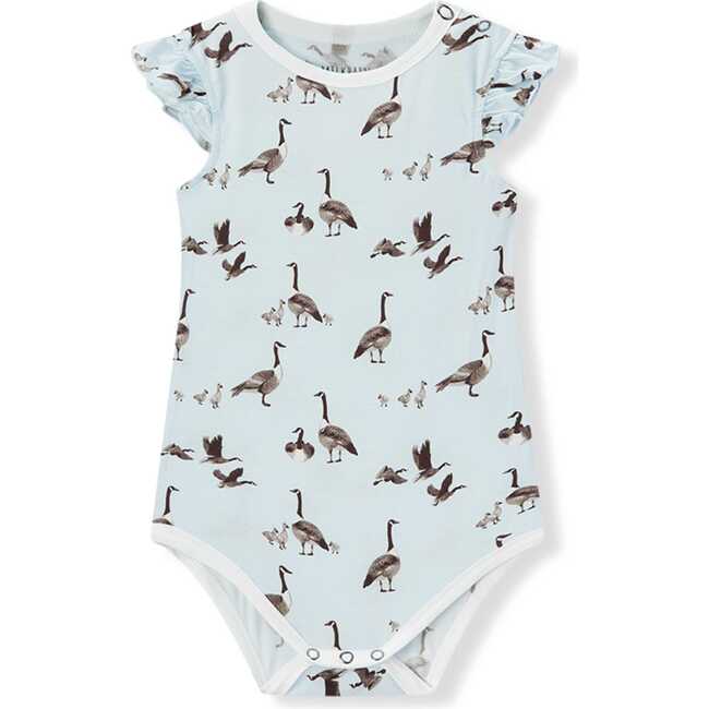 Goose Luxe Stretch Ruffle One Piece