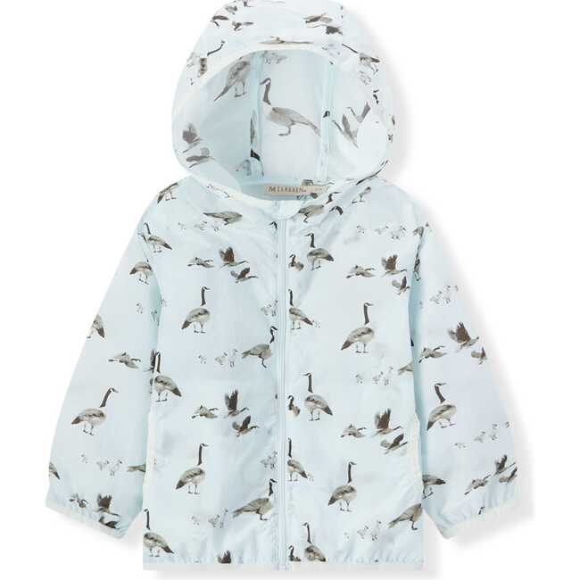 Goose Hooded Sun Shield Windbreaker Jacket