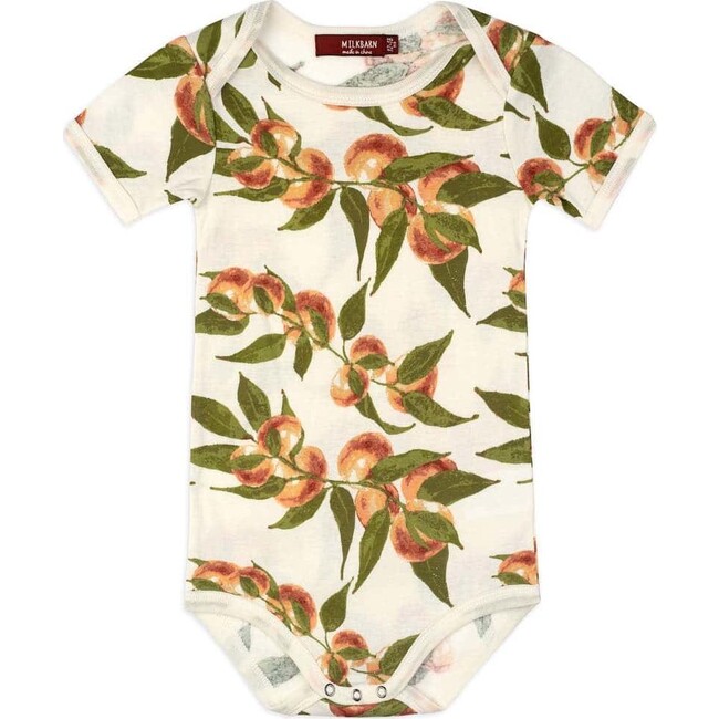 Peaches Organic Cotton Short Sleeve One Piece