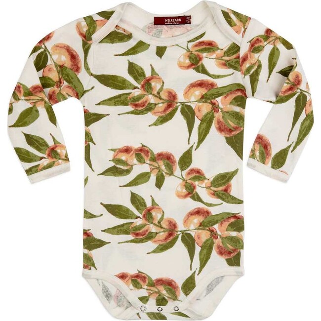 Peaches Organic Cotton Long Sleeve One Piece