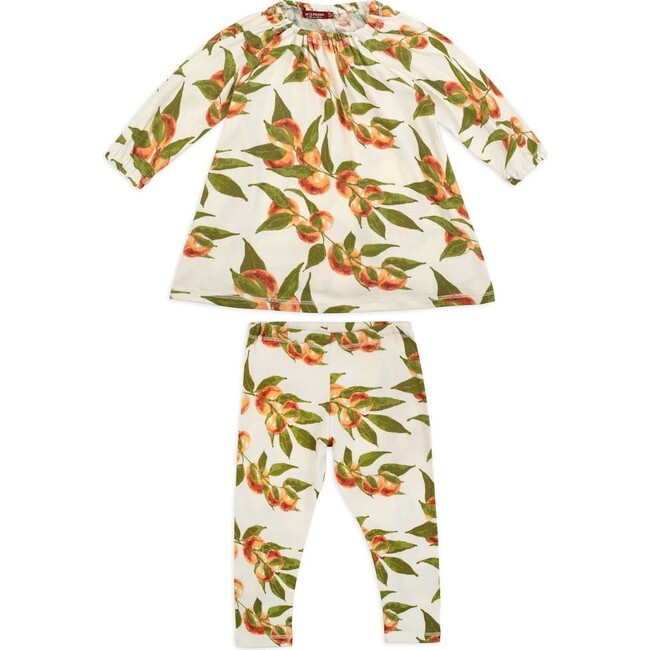 Peaches Organic Cotton Dress & Legging Set