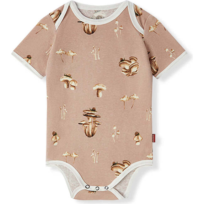 Mushroom Organic Cotton Short Sleeve One Piece