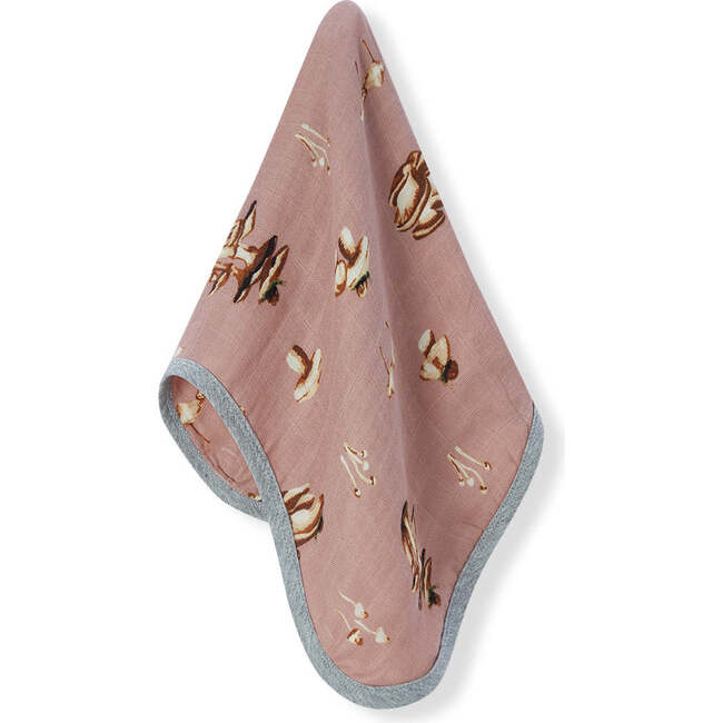 Mushroom Contour Four Layer Burp Cloth