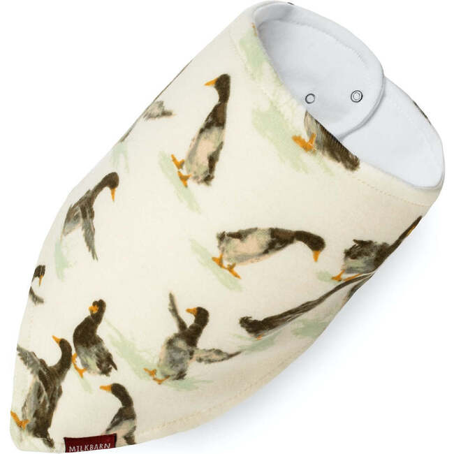 Duck Organic Cotton Three-Layer Kerchief Bib
