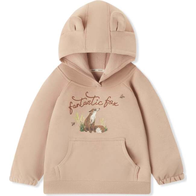Dusty Rose Bear Ear Hoodie