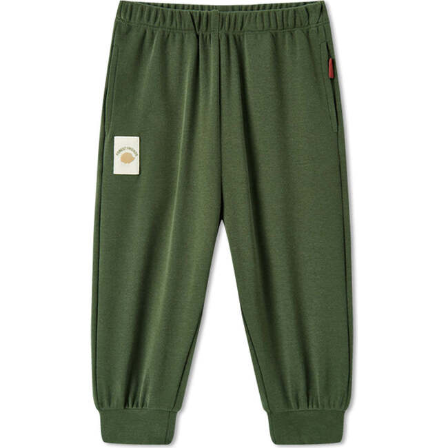 Dark Green Brushed Jogger