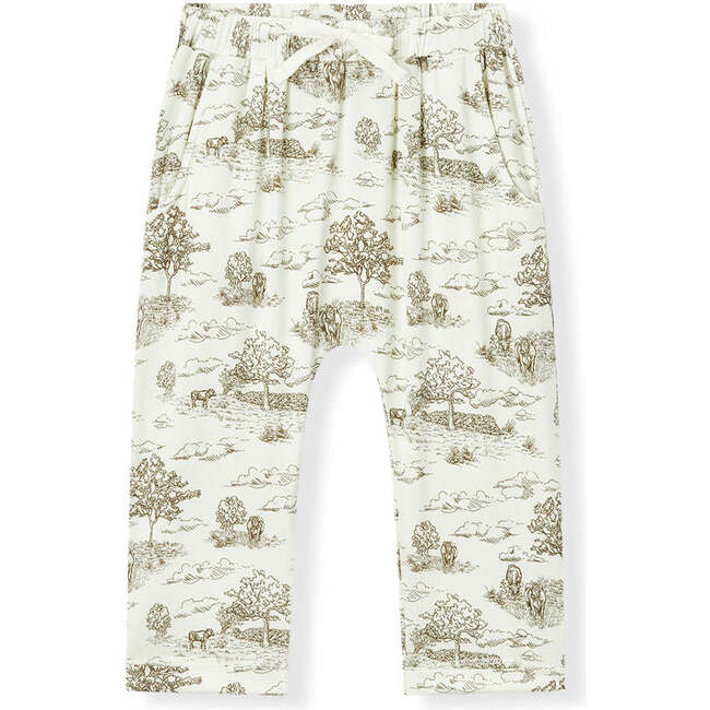 Country Toile Luxe Stretch Jogger Pants