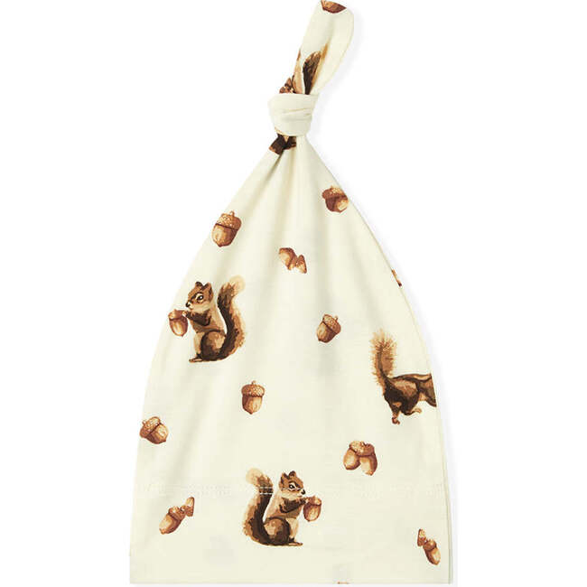 Chipmunk Luxe Stretch Knotted Beanie Hat