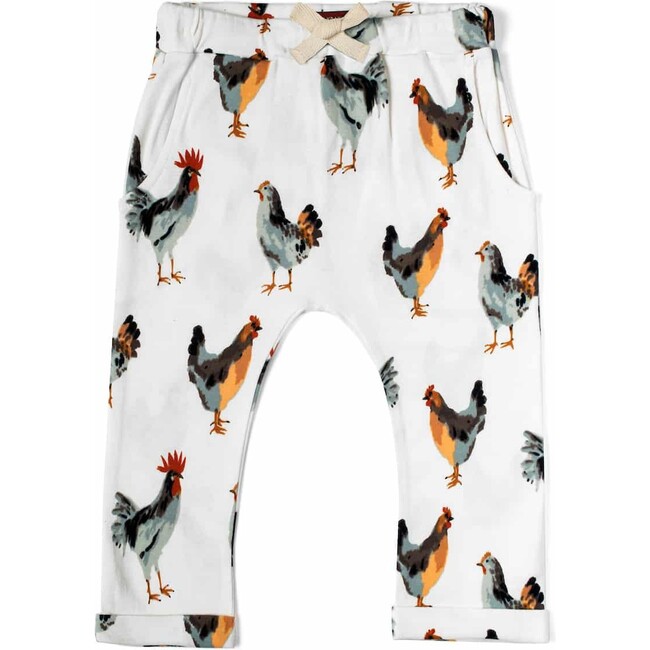 Chicken Organic Cotton Baby Jogger Pants