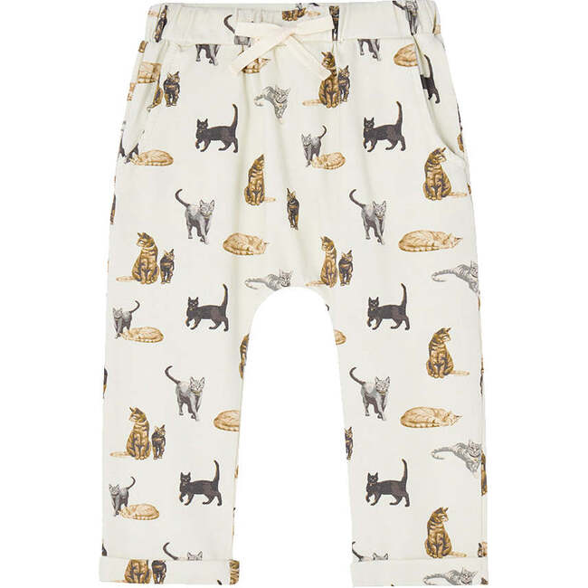 Cat Cotton Stretch Jogger Pants