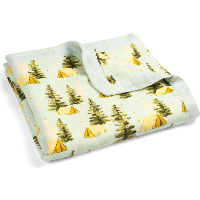 Camping Big Lovey Three-Layer Muslin Blanket