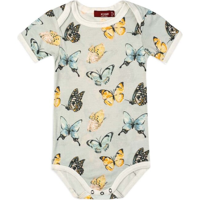 Butterfly Bamboo Short Sleeve One Piece