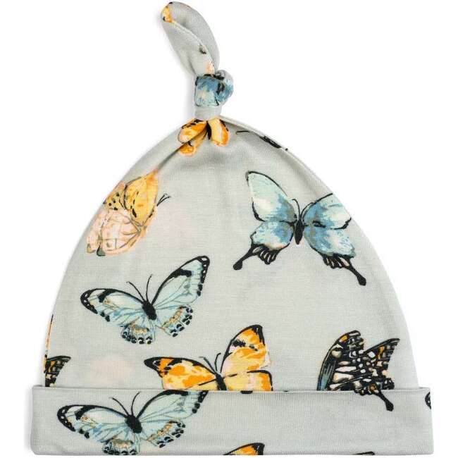 Butterfly Bamboo Knotted Beanie Hat