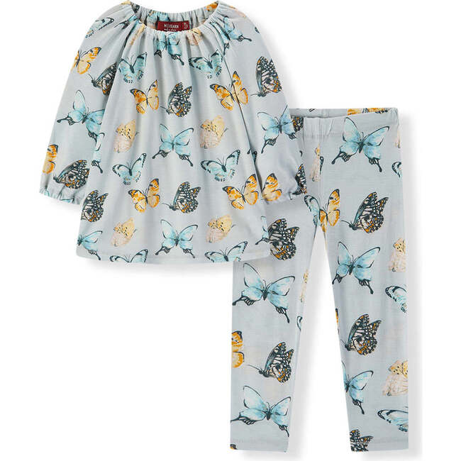 Butterfly Bamboo Dress & Legging Set