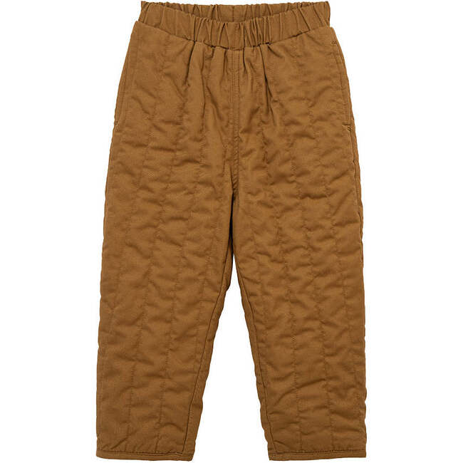 Golden Brown Quilted Pants