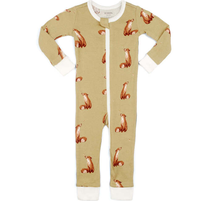 Gold Fox Organic Cotton Zipper Pajama