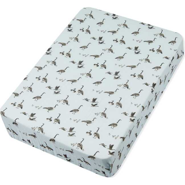 Goose Bamboo Crib Sheet