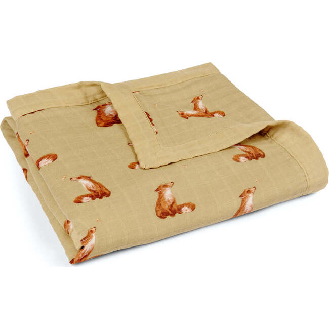 Gold Fox Big Lovey Three-Layer Muslin Blanket